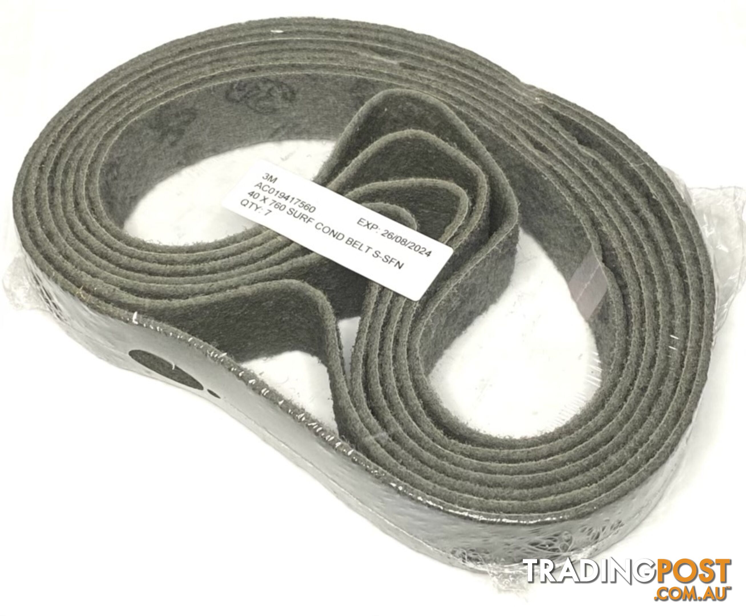 Surface Conditioning Belts 40mm x 760mm S-SFN Grey Scotch-Briteâ¢ AC019417560 Pkt : 7