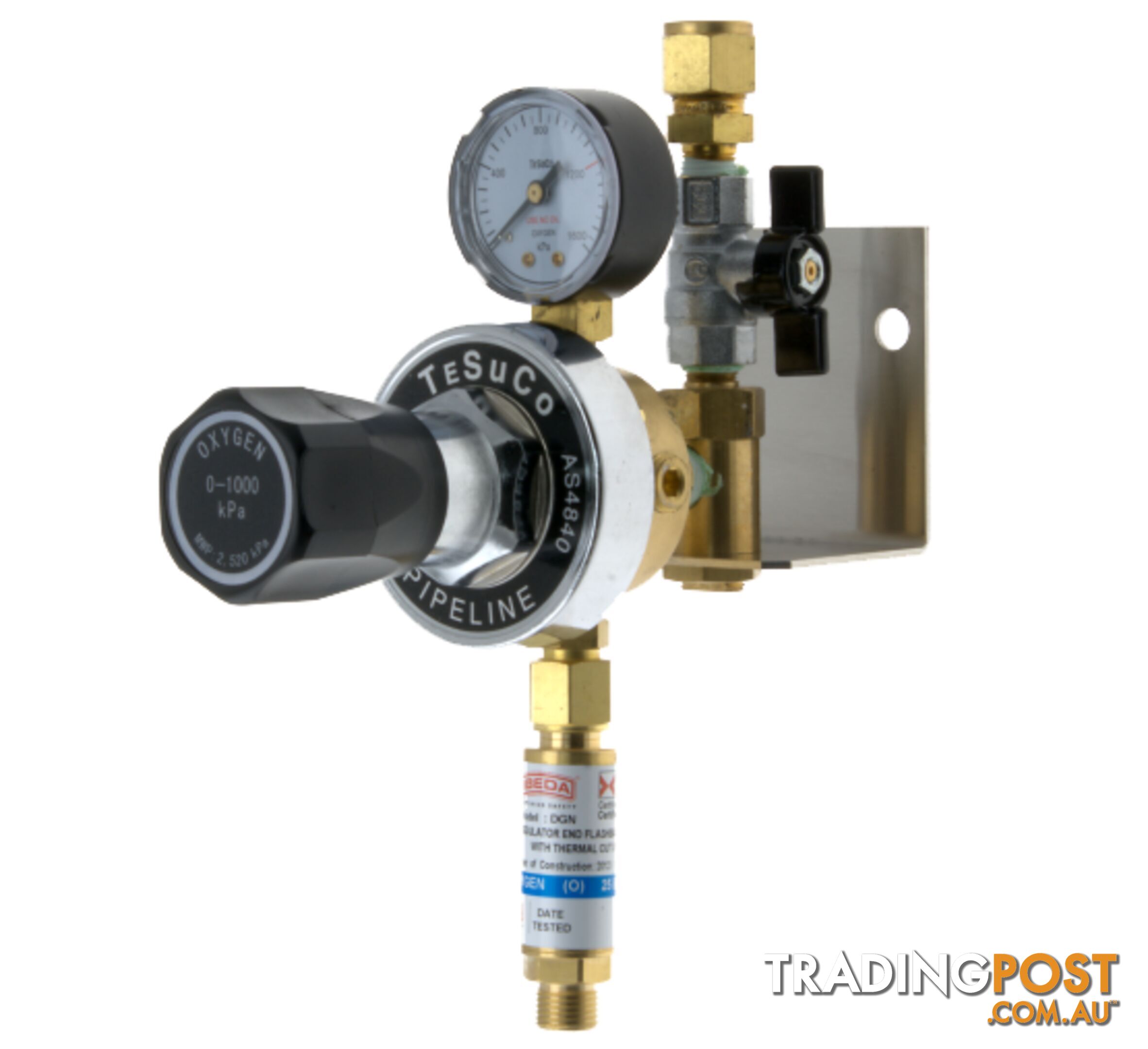 GOPROX Regulated Outlet Point Single Oxygen