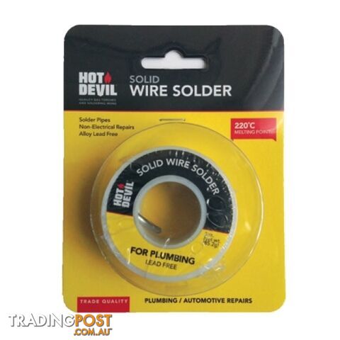 Solid Wire Solder Hot Devil HDSWS