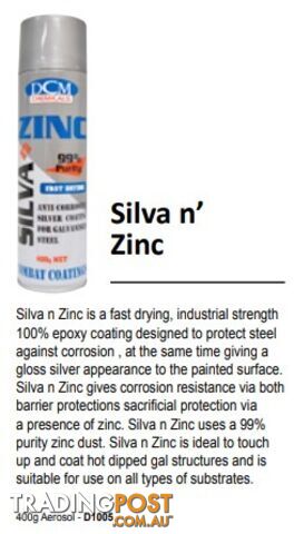 Silva n Zinc 400g Fast Drying Molytec D1005 - photo 2 of 2