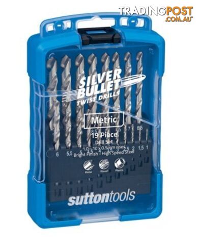 DRILL D101 SM2 SET 19Pce JOBBER HSS 1.0 - 10.0 x 0.5mm