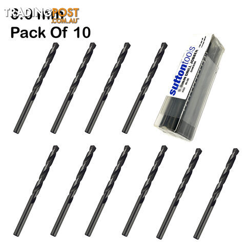 Drill D102 6.0mm Jobber DIN338 HSS BLU Sutton Tools D1020600 Pack of 10