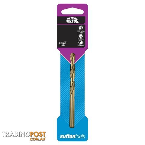 Drill D108 4.5mm Jobber HD DIN338 HSS-Co. S/Pt Carded Sutton Tools D1080450