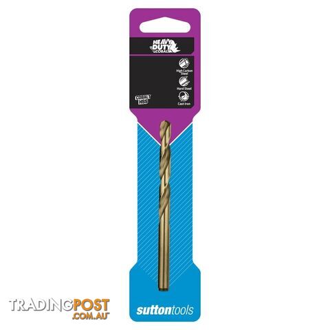 Drill D108 8.5mm Jobber HD DIN338 HSS-Co. S/Pt Carded Sutton Tools D1080850