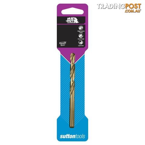Drill D108 10.5m Jobber HD DIN338 HSS-Co. S/Pt Carded Sutton Tools D1081050