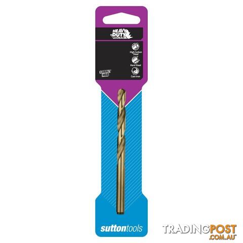 Drill D108 11.5m Jobber HD DIN338 HSS-Co. S/Pt Carded Sutton Tools D1081150