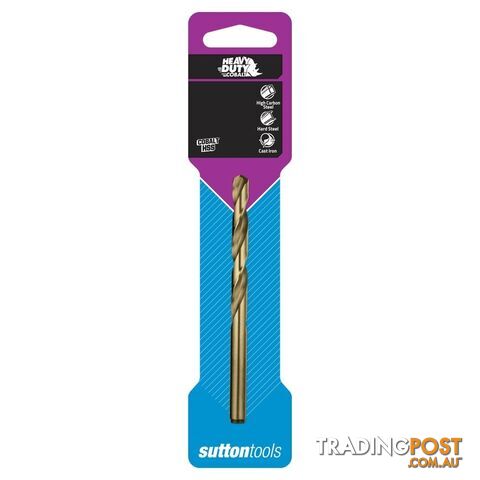 Drill D108 12.5m Jobber HD DIN338 HSS-Co. S/Pt Carded Sutton Tools D1081250