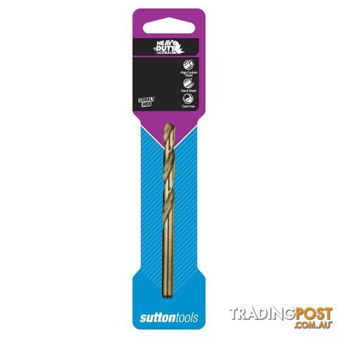 Drill D108 13.0m Jobber HD DIN338 HSS-Co. S/Pt Carded Sutton Tools D1081300