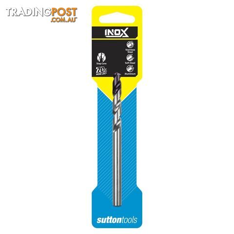 D1850400 DRILL D185 4.0 mm JOBBER INOX TiAIN Tip DIN338 HSS Carded