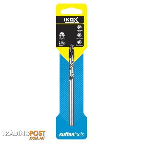 Drill D185 8.0 mm Jobber Inox TiAIN Tip DIN338 HSS Carded D1850800