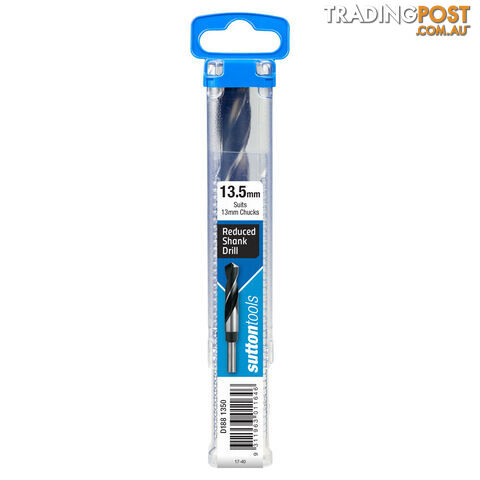 D188 Reduced Shank Drills 13.5mm Sutton Tools D1881350