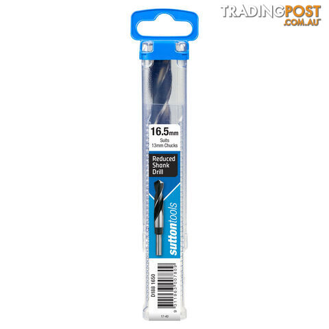 D188 Reduced Shank Drills 16.50mm Sutton Tools D1881650