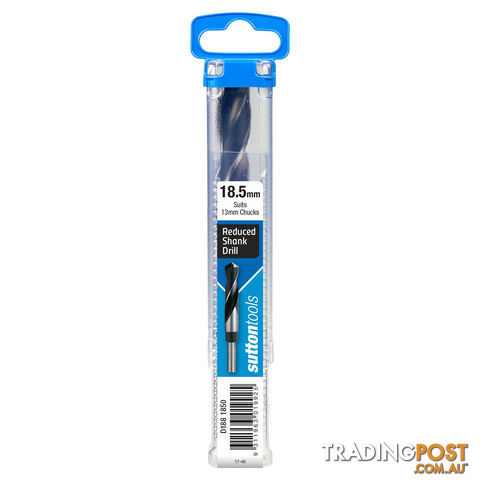 Reduced Shank Drill Bit 18.5mm Sutton Tools D1881850