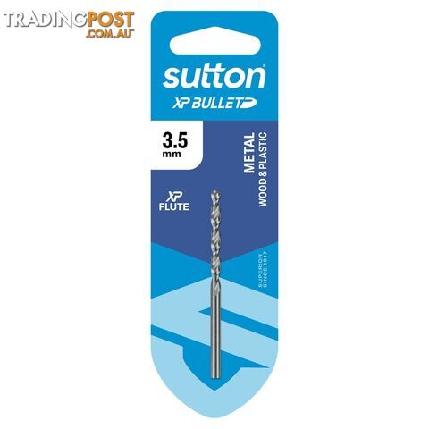 Drill D220 Jobber HSS XP Bullet Carded 3.5mm Sutton D220H0350