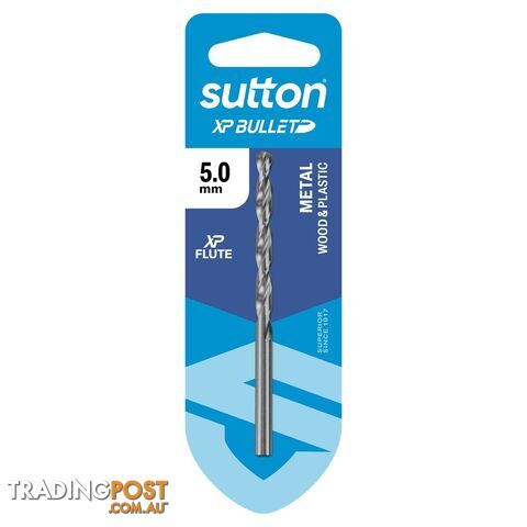Drill D220 Jobber HSS XP Bullet Carded 5.0mm Sutton D220H0500