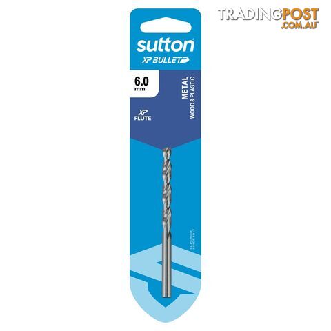 Drill D220 Jobber HSS XP Bullet Carded 6.0mm Sutton D220H0600