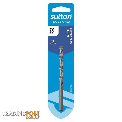 Drill D220 Jobber HSS XP Bullet Carded 7.0mm Sutton D220H0700