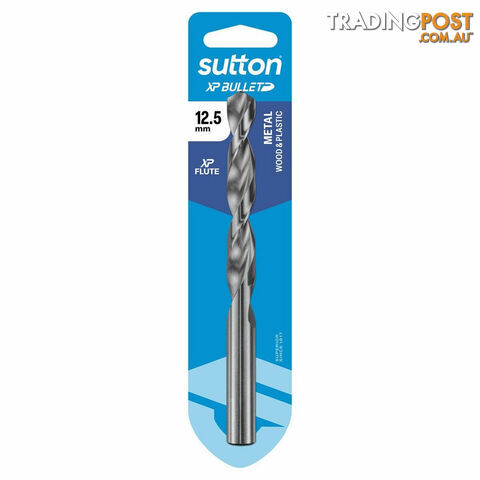 Drill D220 Jobber HSS XP Bullet Carded 12.5mm Sutton D220H1250
