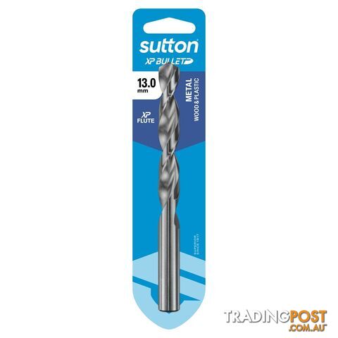Drill D220 Jobber HSS XP Bullet Carded 13.0mm Sutton D220H1300