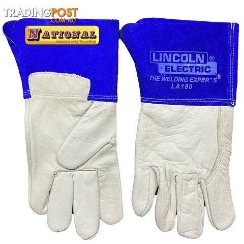 TIG Welding Gloves reinforced 165mm Cuff Lincoln LA180