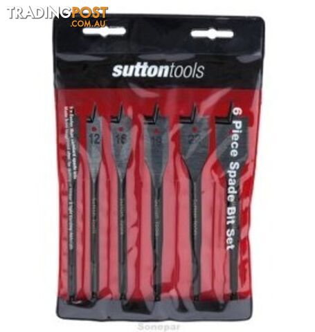 DRILL D501 SS6W Set 6pce Wallet SPADE BIT