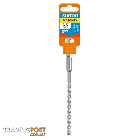Drill D613 Masonry SDS Plus 2Cut 6.5mm x 160mm Sutton Tools D6130650 - photo 1 of 3