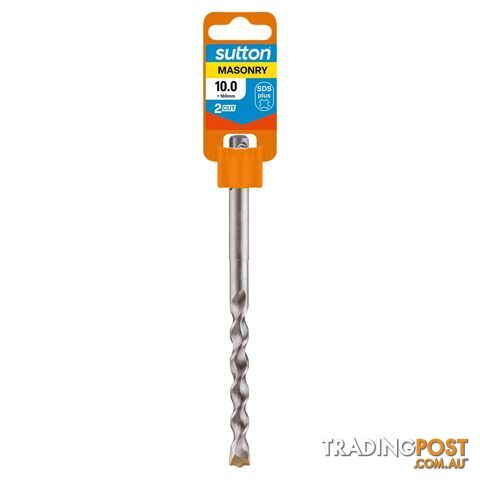 Drill D613 Masonry SDS Plus 2Cut 10mm x 160mm Sutton Tools D6131000