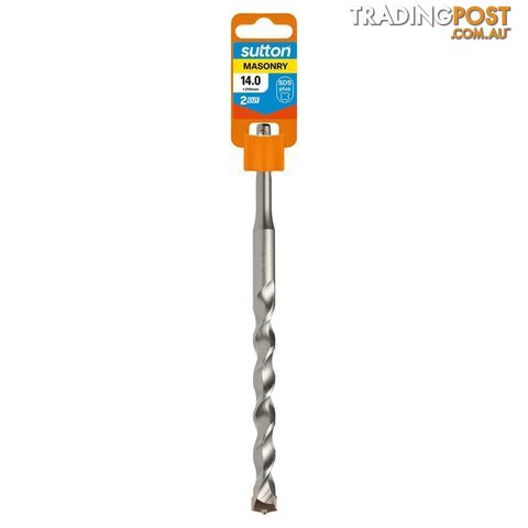 Drill D614 Masonry SDS Plus 2Cut 14mm x 210mm Sutton Tools D6141400
