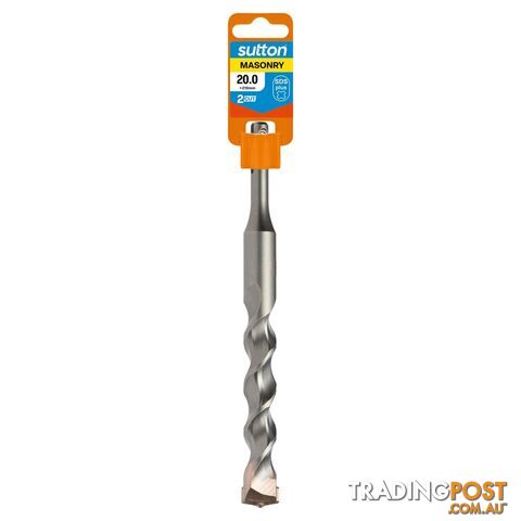 Drill D614 Masonry SDS Plus 2Cut 20mm x 210mm Sutton Tools D6142000