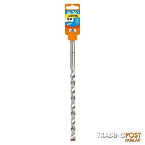 Drill D615 Masonry SDS Plus 2Cut 12mm x 260mm Sutton Tools D6151200