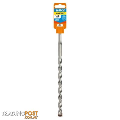 Drill D615 Masonry SDS Plus 2Cut 14mm x 260mm Sutton Tools D6151400