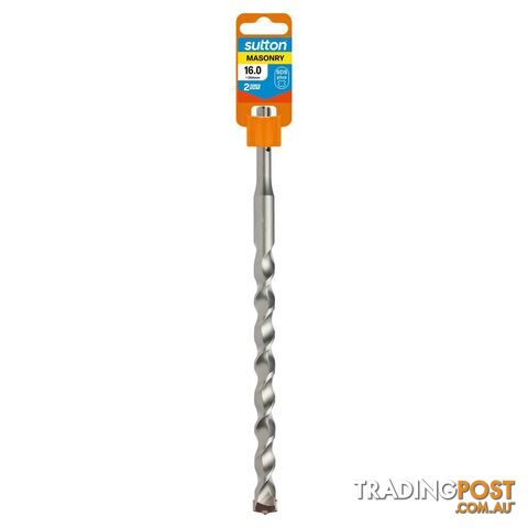 Drill D615 Masonry SDS Plus 2Cut 16mm x 260mm Sutton Tools D6151600