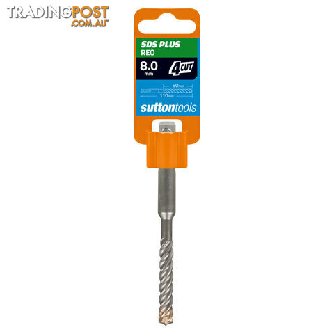 Masonry Drill D631 SDS Plus 4 Cut 8mm x 110mm D6310800