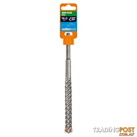 Drill D633 Masonry SDS Plus 4 Cut 10mm x 210mm Sutton Tools D6331000