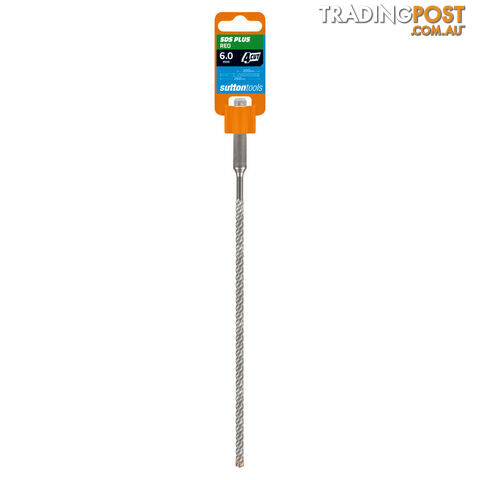 Drill D634 Masonry SDS Plus 4 Cut 6mm x 260mm Sutton Tools D6340600