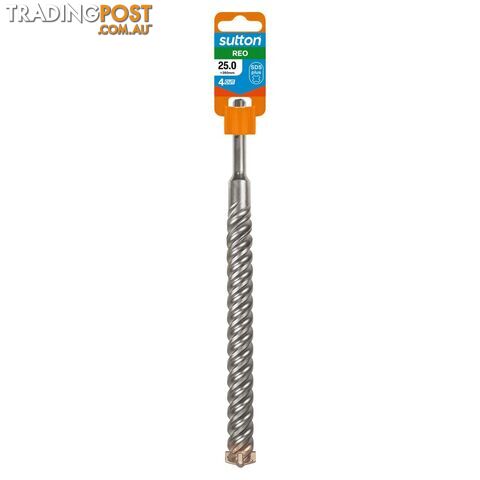 Drill D634 Masonry SDS Plus 4Cut 25mm x 260mm Sutton Tools D6342500