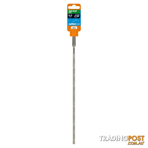 Drill D635 Masonry SDS Plus 4 Cut 6 mm x 310mm Sutton Tools D6350600
