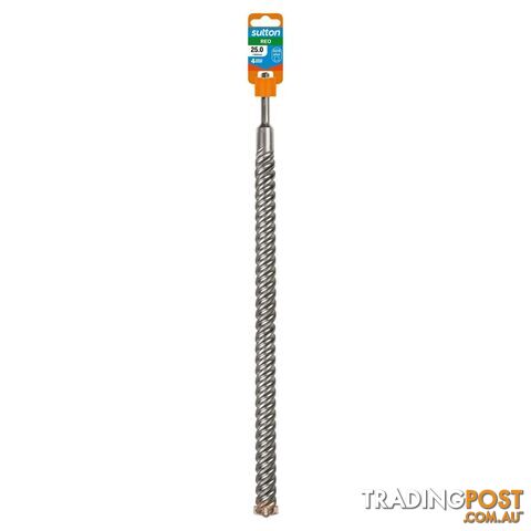 Drill D637 Masonry SDS Plus 4Cut 25mm x 460mm Sutton Tools D6372500