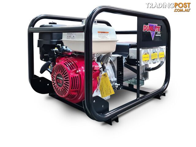 8 KVA Honda Powered Generator With RCD and Sturdy Frame V2 Dunlite DGUH7S-2-RCD2