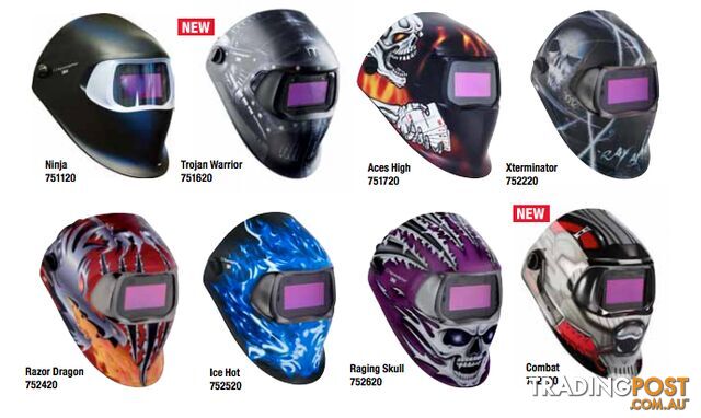 3M Speedglas 100 Series Welding Helmet Graphics Ice Hot 752520