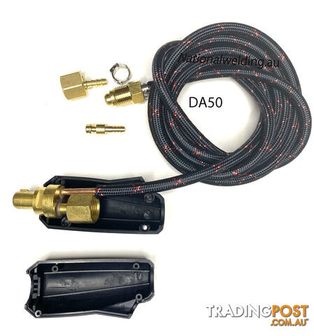 Dinse 50 Adaptor With 1.8 Metres Gas Hose 5/8 18UNF Female 95DA50