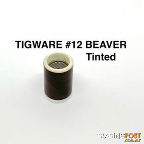 DC TIG Black Tinted Ceramic Nozzle Size 12 For 9/20 and 17/18/16 Series Torches
