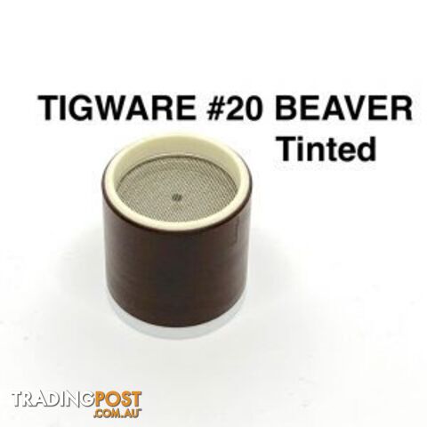 DC TIG Black Tinted Ceramic Nozzle Size 20 For 9/20 and 17/18/16 Series Torches