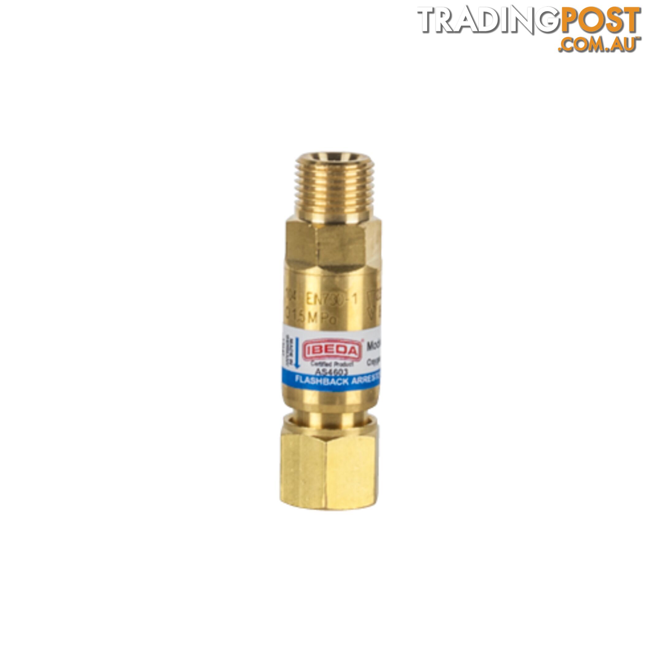 Flashback Arrestor Medium Flow Torch End 5/8-18 UNF