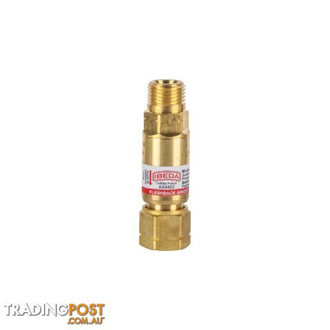 Flashback Arrestor Medium Flow Torch End 5/8-18 UNF