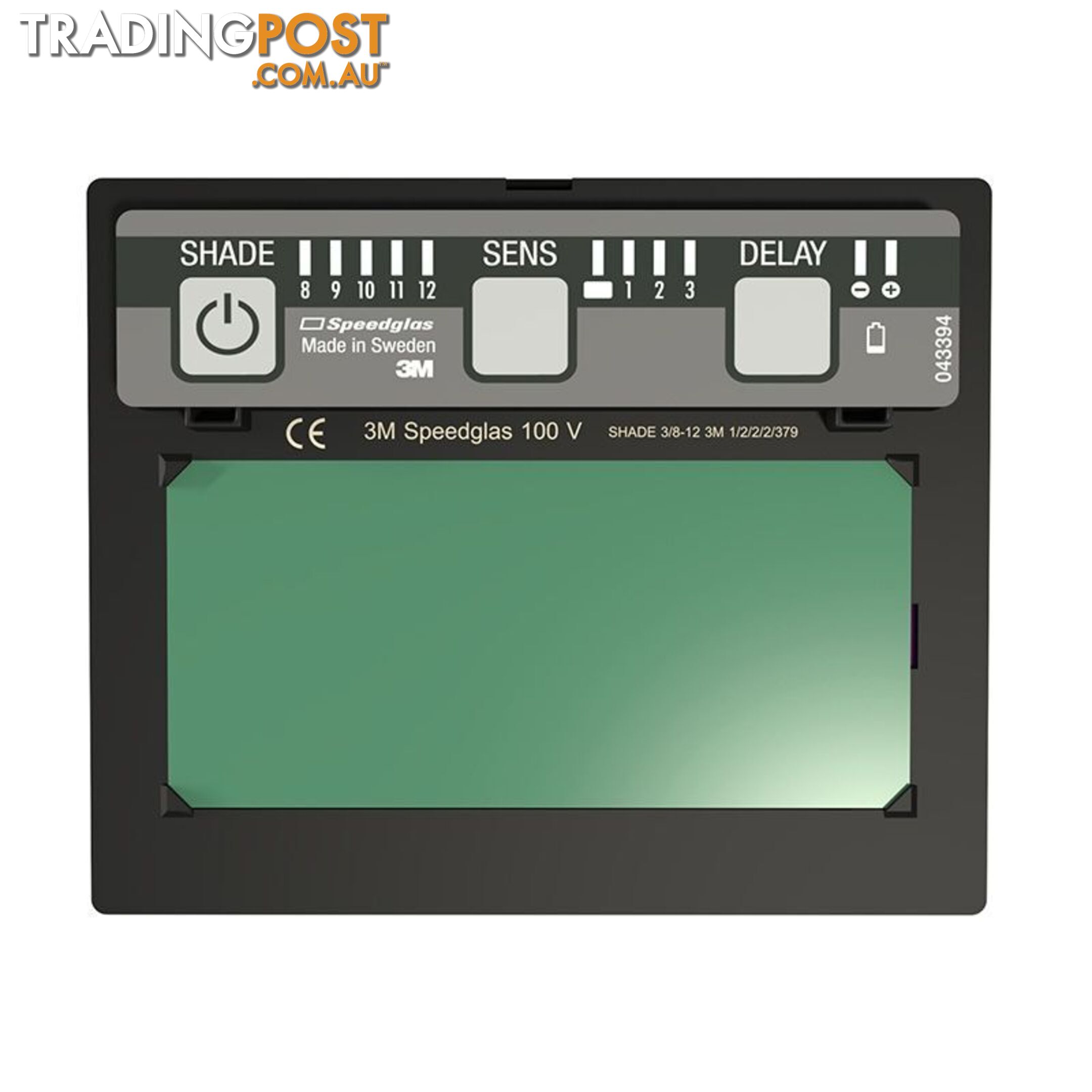 Auto-darkening Welding Lens Speedglas 100 Variable Shade 8-12 750020