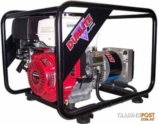 5.8 kVA Honda GX340 Petrol Powered Generator DGUH5ES-2