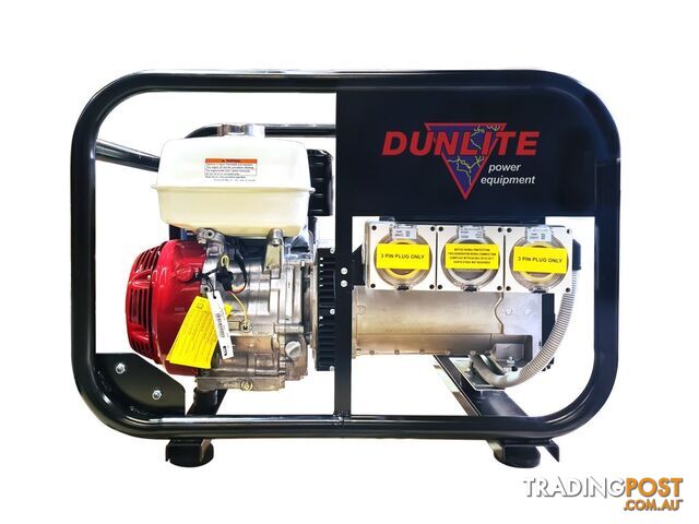 8 KVA Honda Powered Generator With RCD and Sturdy Frame V2 Dunlite DGUH7S-2-RCD2 - photo 2 of 3