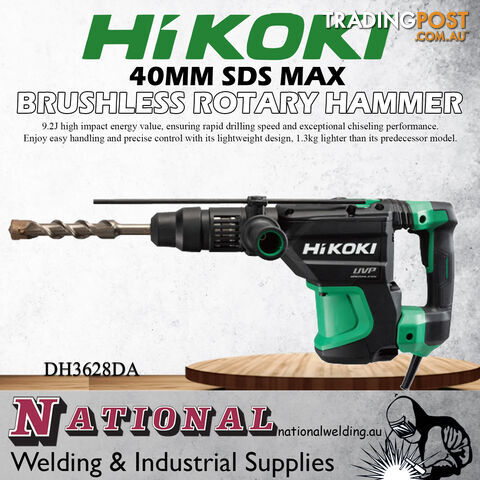 40mm SDS Max Brushless Rotary Hammer Hikoki DH40MEY2 (Skin Only) - photo 2 of 2