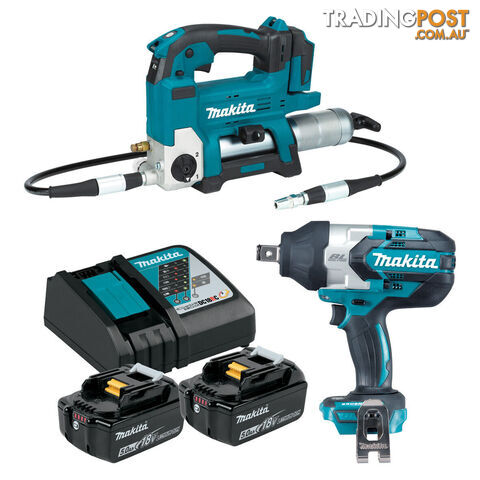 18V Brushless 2 Piece Combo Kit Makita DLX2542T